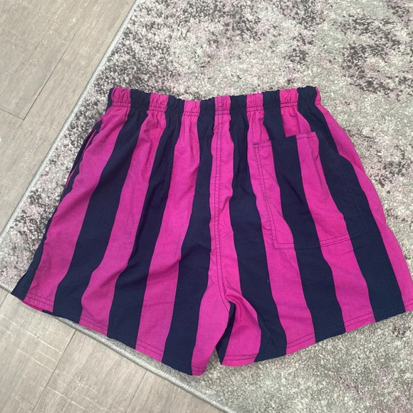 Men's Purple Navy Blue Beach Equipment Swim Trunks Board-shorts Sz M - Picture 5 of 5